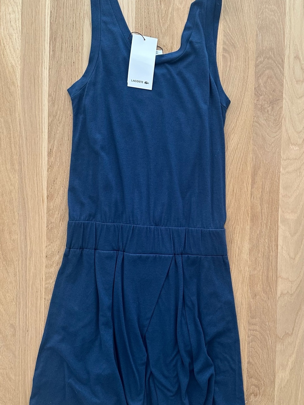 NWT Lacoste Navy Sleeveless Tank Dress, size 4